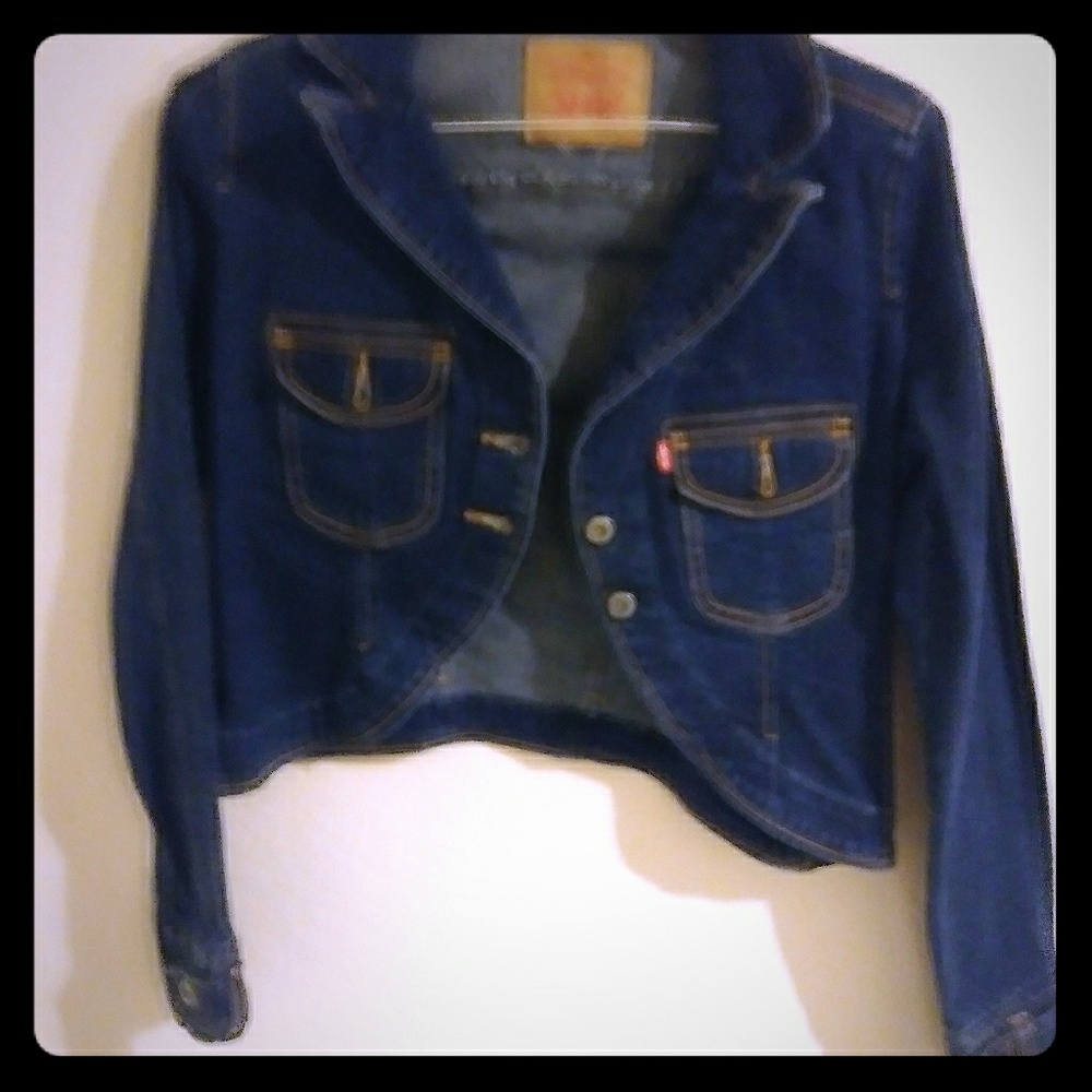 Levi"s Long sleeve scalloped waisted Jacket